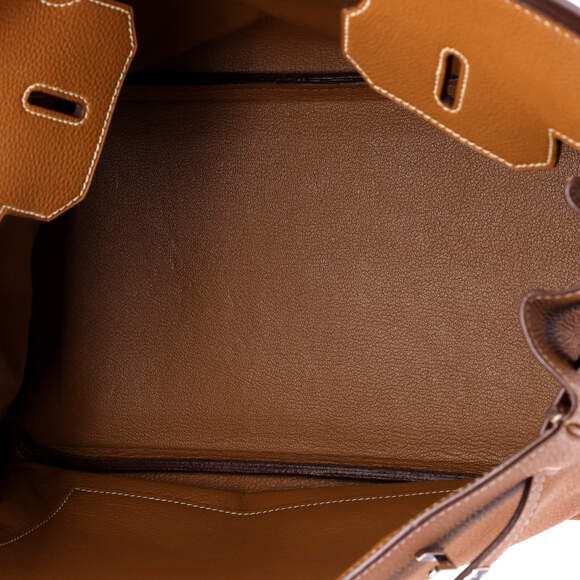 Hermes Birkin 35 Brown Togo with Palladium Hardware - Picture 6 of 8